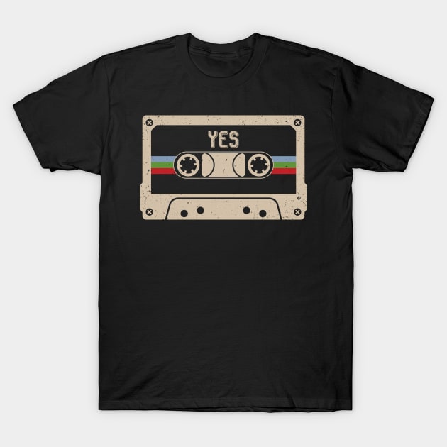 Personalized Yes Name Birthday Vintage Cassette Tape T-Shirt by Horton Cyborgrobot